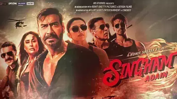 अजय देवगन की सिंघम अगेन के ट्रेलर ने रचा भारतीय सिनेमा में इतिहास, रनटाइम 4 मिनट 58 सेकंड लंबा अजय देवगन की सिंघम अगेन के ट्रेलर ने रचा भारतीय सिनेमा में इतिहास, रनटाइम 4 मिनट 58 सेकंड लंबा