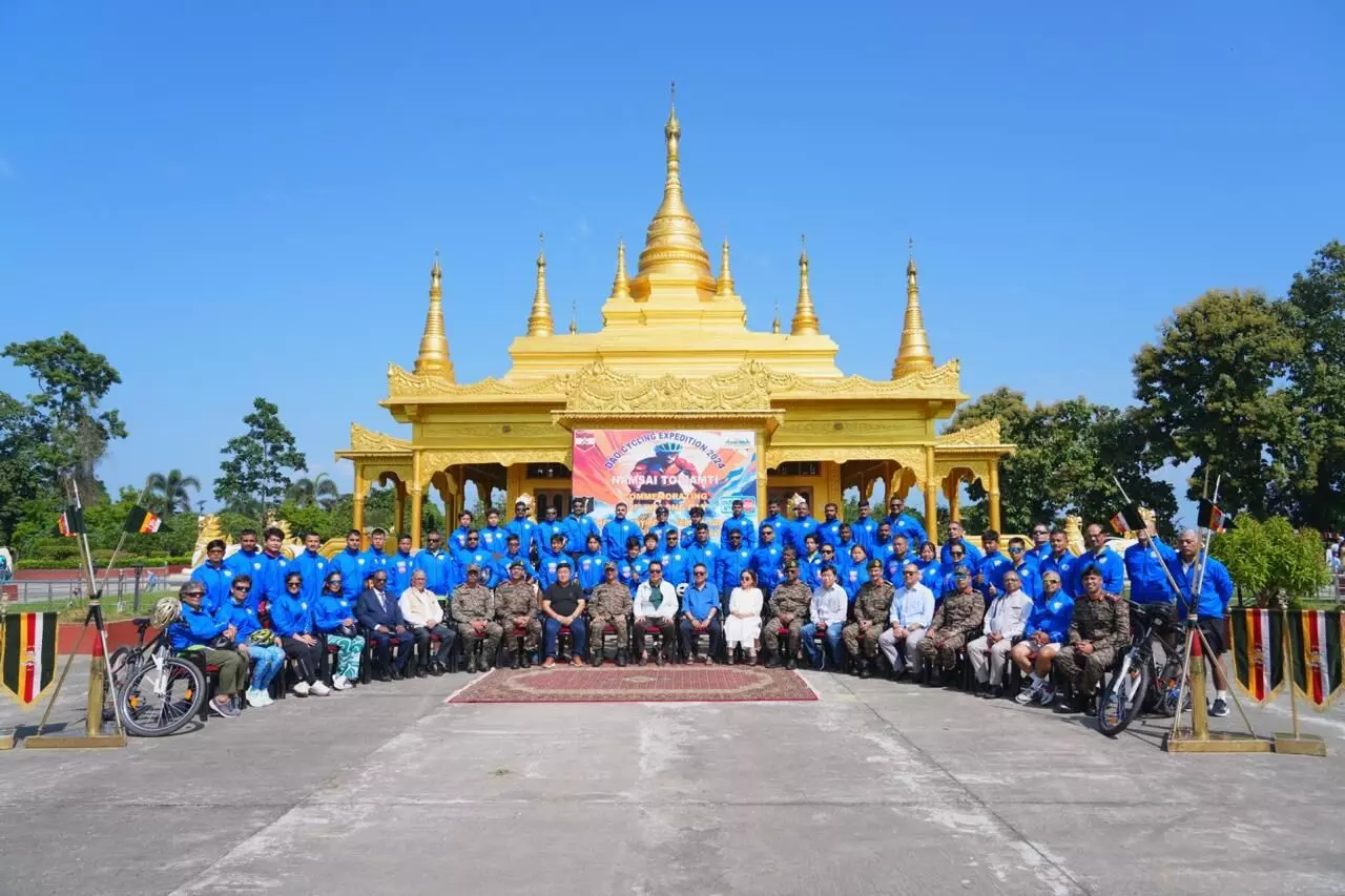 ARUNACHAL PRADESH: : INDIAN ARMY ORGANISES A CYCLING EXPEDITION