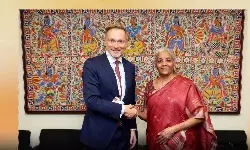 केंद्रीय वित्त मंत्री ने जर्मन समकक्ष क्रिस्टियन लिंडर के साथ की द्विपक्षीय चर्चा केंद्रीय वित्त मंत्री ने जर्मन समकक्ष क्रिस्टियन लिंडर के साथ की द्विपक्षीय चर्चा