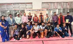 स्वर्ण जयंती के उपलक्ष्य में टेबल टेनिस व बैडमिंटन प्रतियोगिता का आयोजन स्वर्ण जयंती के उपलक्ष्य में टेबल टेनिस व बैडमिंटन प्रतियोगिता का आयोजन