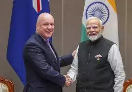 प्रधानमंत्री मोदी नई दिल्‍ली में न्‍यूजीलैंड के प्रधानमंत्री के साथ भारत-न्‍यूजीलैंड संबंधों के विभिन्‍न पहलुओं पर चर्चा करेंगे