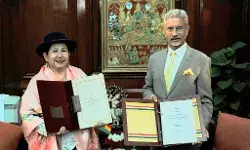 बोलीविया की विदेश मंत्री ने एस जयशंकर से की मुलाकात