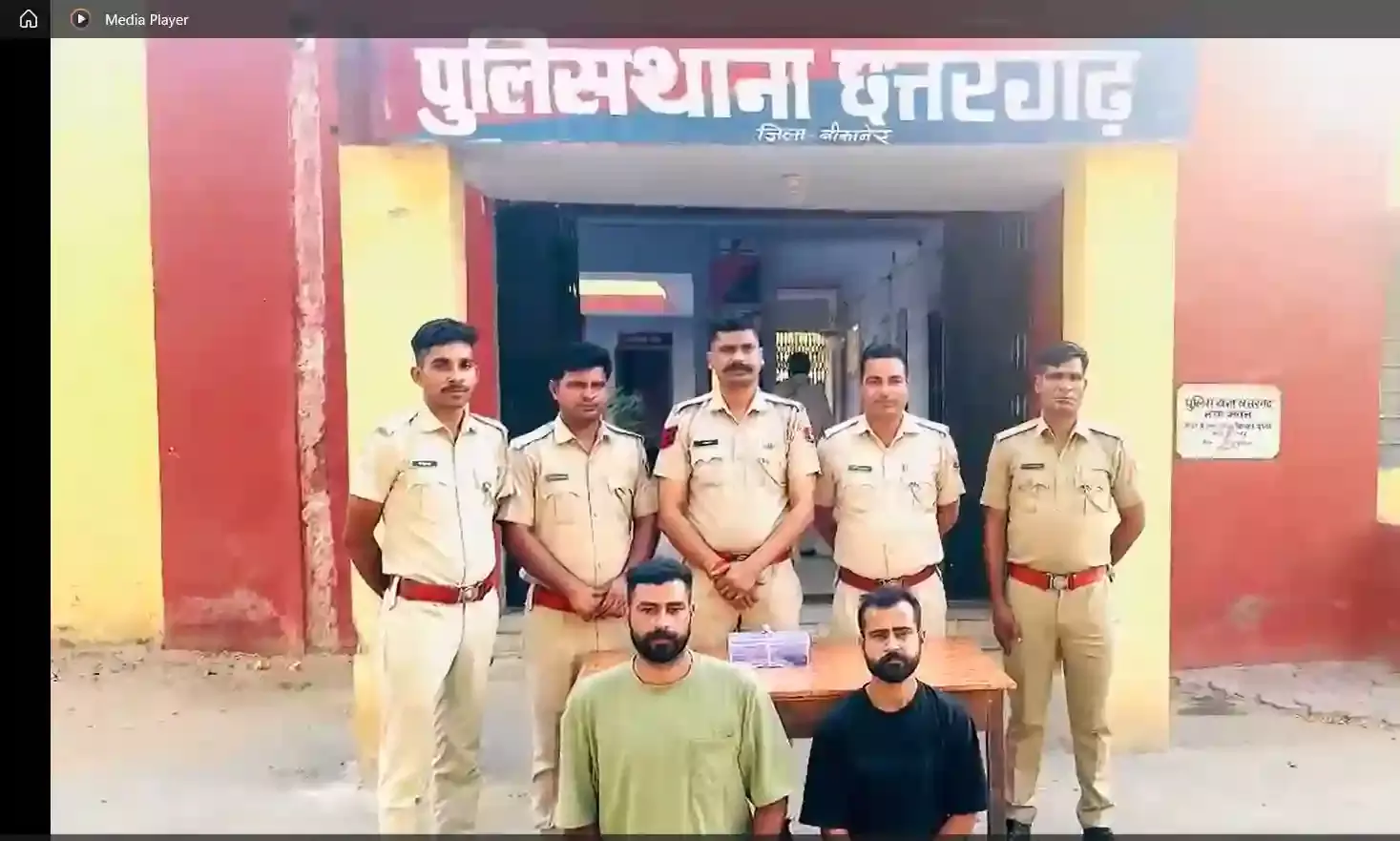 फ्लश आउट अभियान के तहत बीकानेर के छतरगढ़ में दो संदिग्ध गिरफ्तार, अवैध देशी कट्टा व कारतूस बरामद