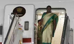 पुर्तगाल और स्लोवाकिया की सफल यात्रा के बाद स्वदेश लौटीं राष्ट्रपति