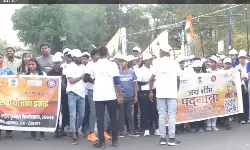 लखनऊ में आज निकाली गई राज्य स्तरीय जय भीम पदयात्रा