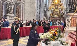 पोप फ्रांसिस का अंतिम संस्कार , राष्ट्रपति मुर्मु ने दी श्रद्धांजलि