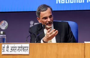 वैश्विक चुनौतियों के बीच भारतीय अर्थव्यवस्था मजबूत: सीईए नागेश्वरन वैश्विक चुनौतियों के बीच भारतीय अर्थव्यवस्था मजबूत: सीईए नागेश्वरन
