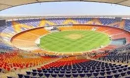 धर्मशाला में निर्धारित मैच अब अहमदाबाद के नरेंद्र मोदी स्टेडियम में खेला जाएगा धर्मशाला में निर्धारित मैच अब अहमदाबाद के नरेंद्र मोदी स्टेडियम में खेला जाएगा