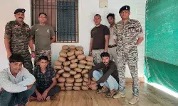 1 क्विंटल गांजे के साथ 3 अंतर्राज्यीय तस्कर गिरफ्तार