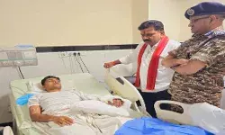 उपमुख्यमंत्री श्री शर्मा ने दिल्ली एम्स में नक्सल हमले में घायल जवानों से मुलाकात कर बढ़ाया हौसला