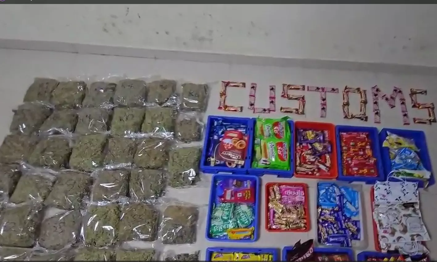 Hybrid Cannabis Seized Again at Karipur Airport; Three Women Held with 34 Kg of Narcotics Hybrid Cannabis Seized Again at Karipur Airport; Three Women Held with 34 Kg of Narcotics