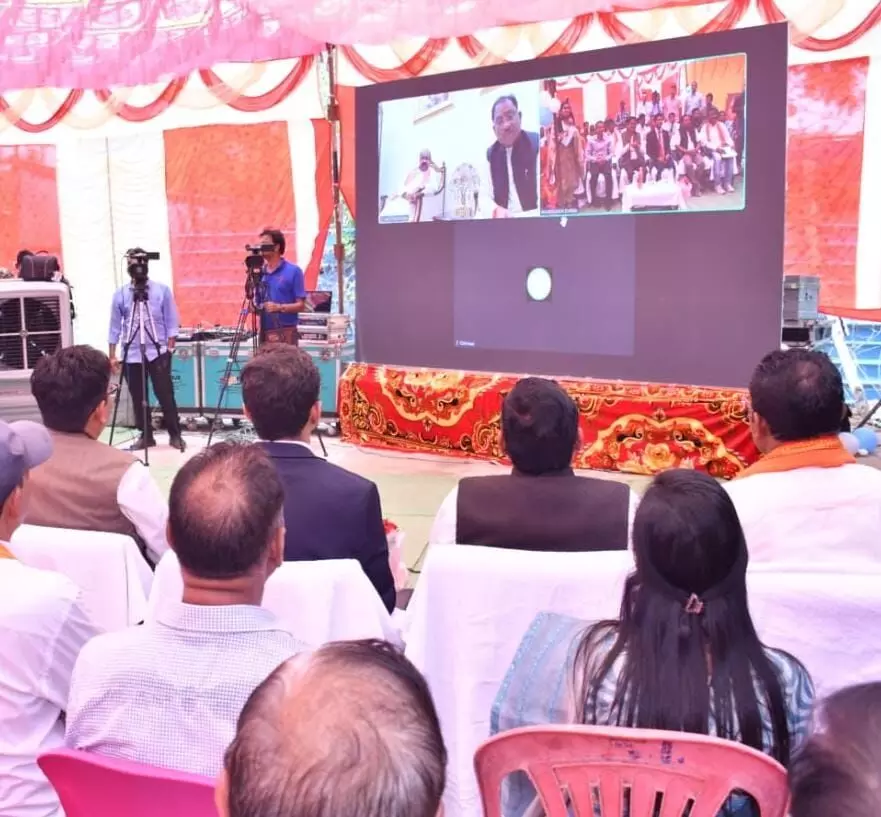 नक्सल प्रभावित रहे जगरगुंडा में खुली बैंक की शाखा,मुख्यमंत्री ने किया वर्चुअल शुभारंभ नक्सल प्रभावित रहे जगरगुंडा में खुली बैंक की शाखा,मुख्यमंत्री ने किया वर्चुअल शुभारंभ
