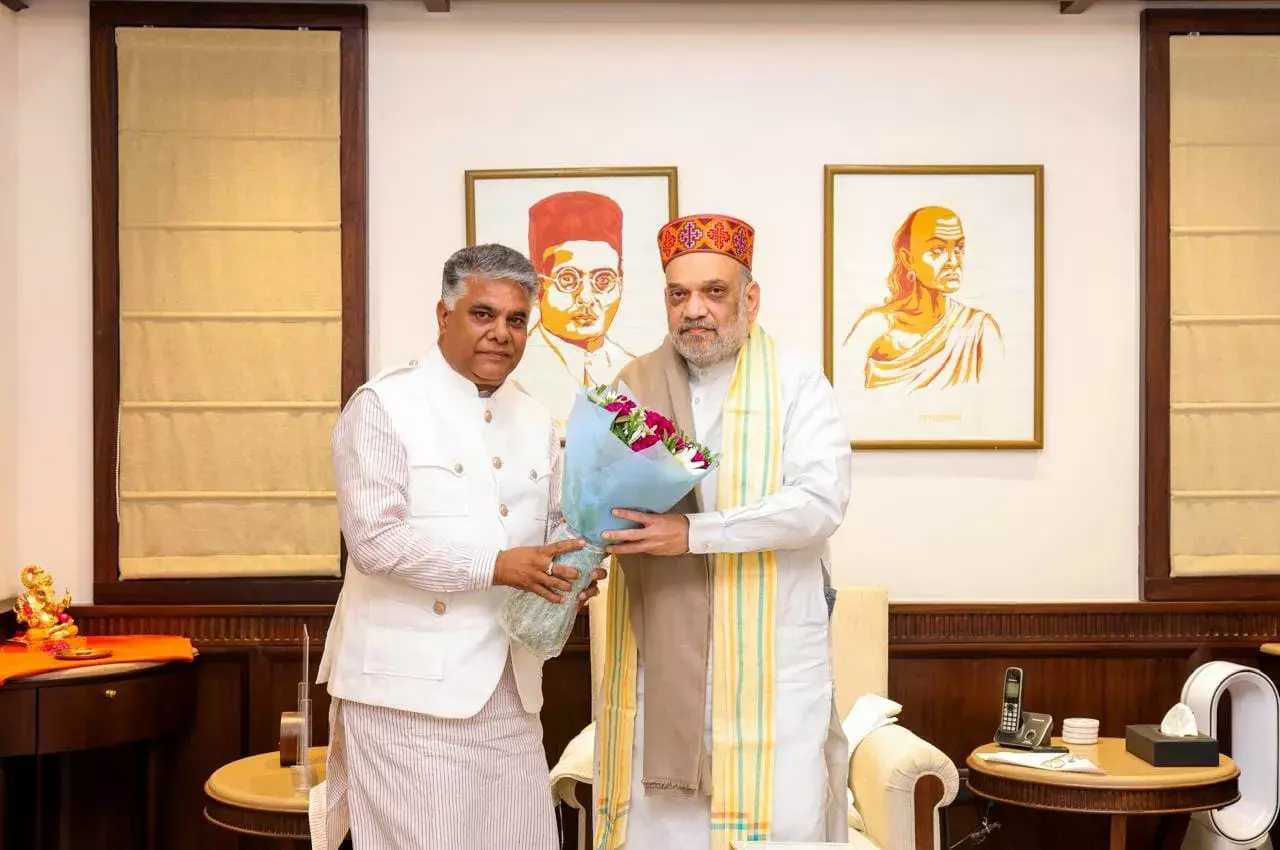 सांसद डॉ. राजीव भारद्वाज ने गृहमंत्री अमित शाह से की मुलाकात, पैरामिलिट्री फोर्स ट्रेनिंग सेंटर की उठाई मांग