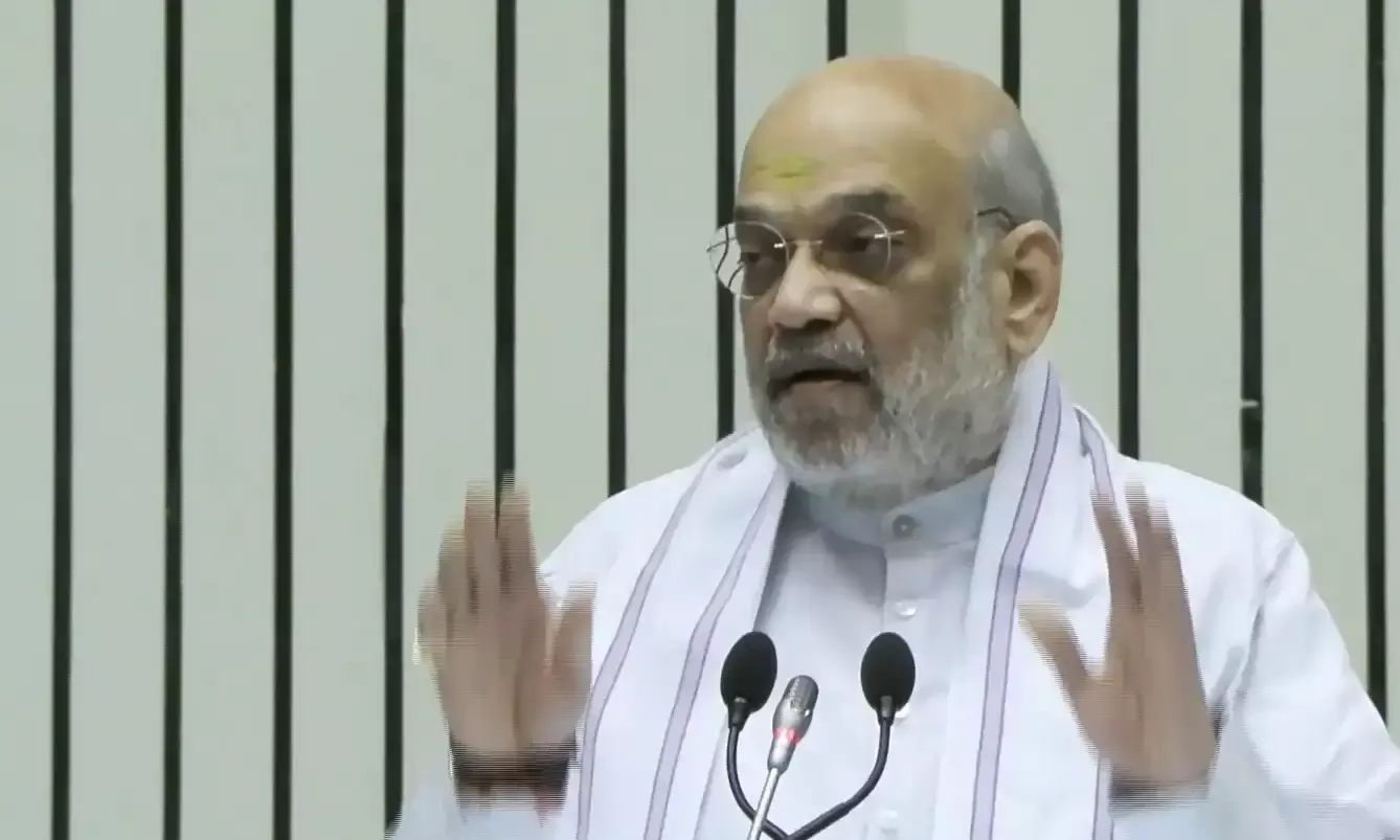 दिल्ली: अमित शाह ने आपदा प्रबंधन सम्मेलन को किया संबोधित