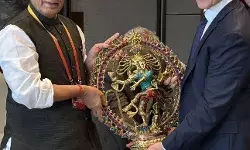 Raksha Mantri meets Russian Defence Minister on the margins of SCO Defence Ministers’ Meeting in Qingdao, China