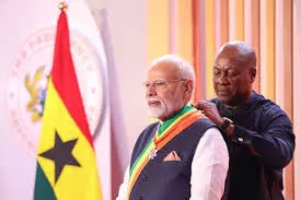 PM Modi Conferred with Ghana’s Top Honour; India-Ghana Sign 4 MoUs