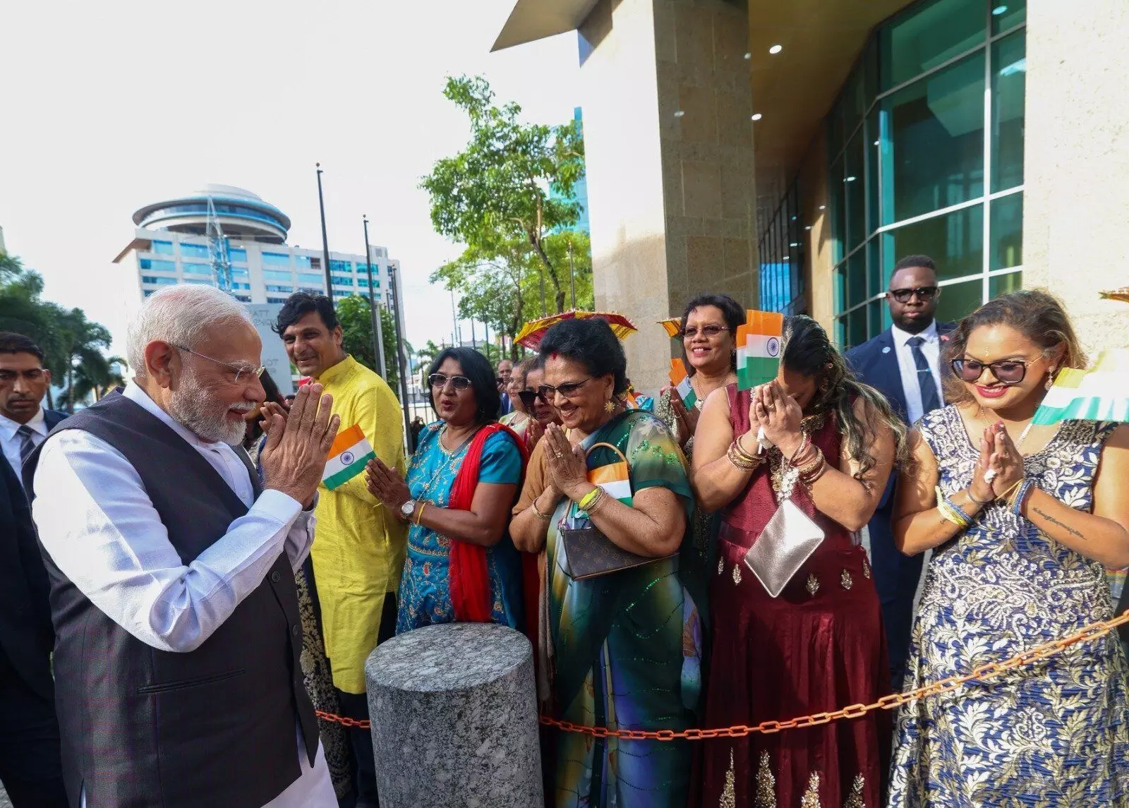 पीएम मोदी ने स्वागत के लिए प्रवासी भारतीयों का जताया आभार