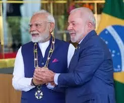 प्रधानमंत्री को ब्राजील के सर्वोच्च राष्ट्रीय सम्मान द ग्रैंड कॉलर ऑफ द नेशनल ऑर्डर ऑफ द सदर्न क्रॉस से सम्मानित किया गया प्रधानमंत्री को ब्राजील के सर्वोच्च राष्ट्रीय सम्मान द ग्रैंड कॉलर ऑफ द नेशनल ऑर्डर ऑफ द सदर्न क्रॉस से सम्मानित किया गया