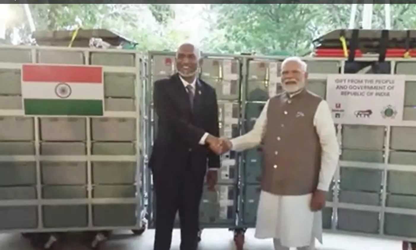 पीएम मोदी ने मालदीव को भेंट किए ‘भीष्म’ मेडिकल क्यूब