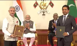 भारत-मालदीव के बीच 8 समझौतों पर हस्ताक्षर हुए