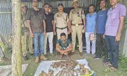 Police detains poacher in Chirang Police detains poacher in Chirang