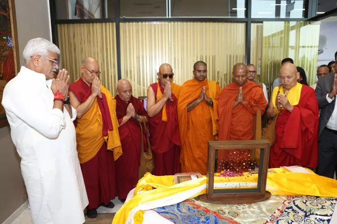 PM welcomes return of Sacred Piprahwa Relics after 127 years PM welcomes return of Sacred Piprahwa Relics after 127 years