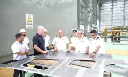 चौगुले शिपयार्ड में आईसीजी के लिए स्वदेशी हुवरक्राफ्ट का निर्माण शुरू