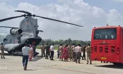 Army Chinooks and Dogs Join Rescue in Uttarkashi
