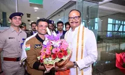 डिप्टी सीएम ब्रजेश पाठक ने लखनऊ में अंतरिक्ष यात्री शुभांशु शुक्ला का किया भव्य स्वागत