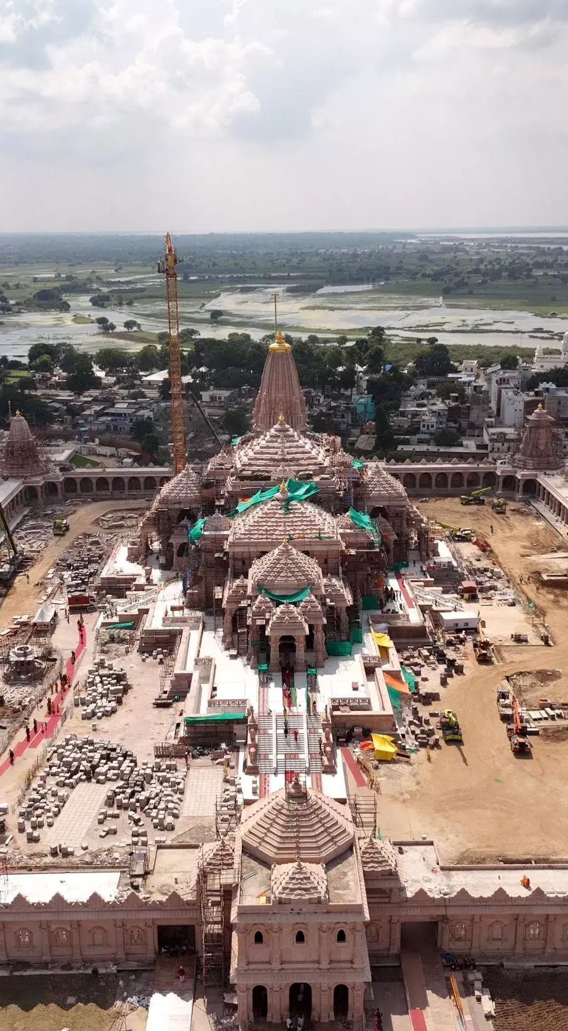 अयोध्या में राम मंदिर बाउंड्री वॉल का हुआ भूमि पूजन, बढ़ेगी सुरक्षा