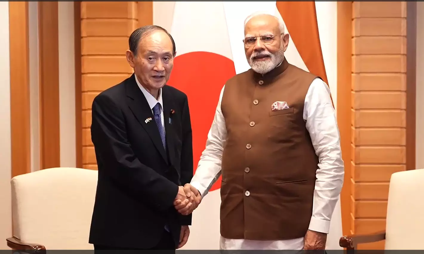 पीएम मोदी ने जापान के पूर्व पीएम योशिहिदे सुगा से की मुलाकात पीएम मोदी ने जापान के पूर्व पीएम योशिहिदे सुगा से की मुलाकात