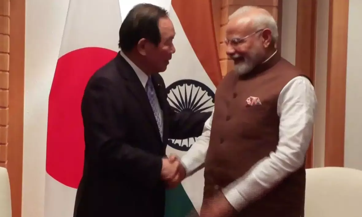 पीएम मोदी ने जापान की संसद के स्पीकर फुकुशिरो नुकागा से की मुलाकात पीएम मोदी ने जापान की संसद के स्पीकर फुकुशिरो नुकागा से की मुलाकात