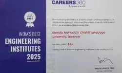 ख़्वाजा मुईनुद्दीन चिश्ती भाषा विश्वविद्यालय को CAREERS 360 ने दी AA+ रेटिंग ख़्वाजा मुईनुद्दीन चिश्ती भाषा विश्वविद्यालय को CAREERS 360 ने दी AA+ रेटिंग