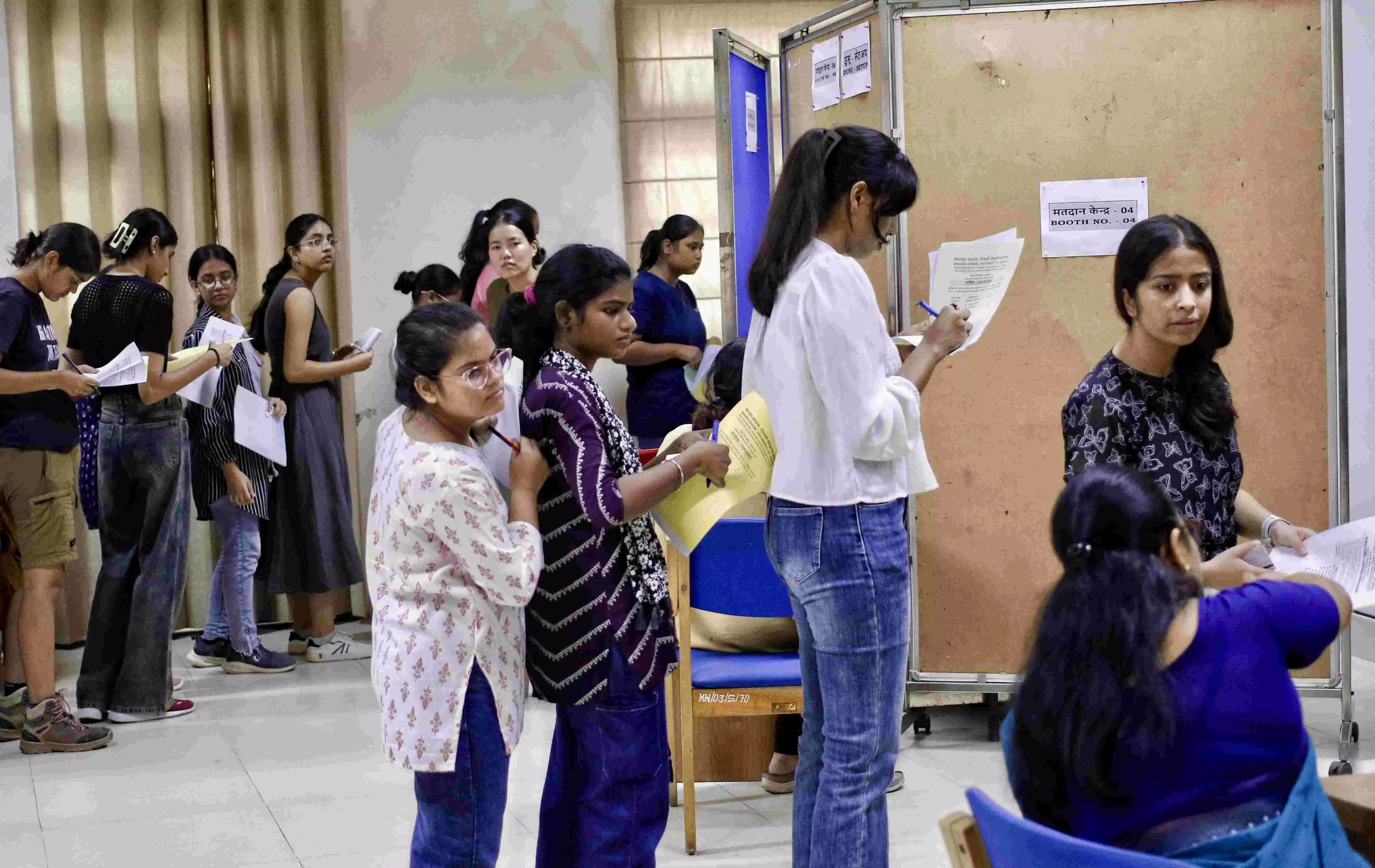 DUSU चुनाव: 21 उम्मीदवारों की किस्मत का फैसला आज