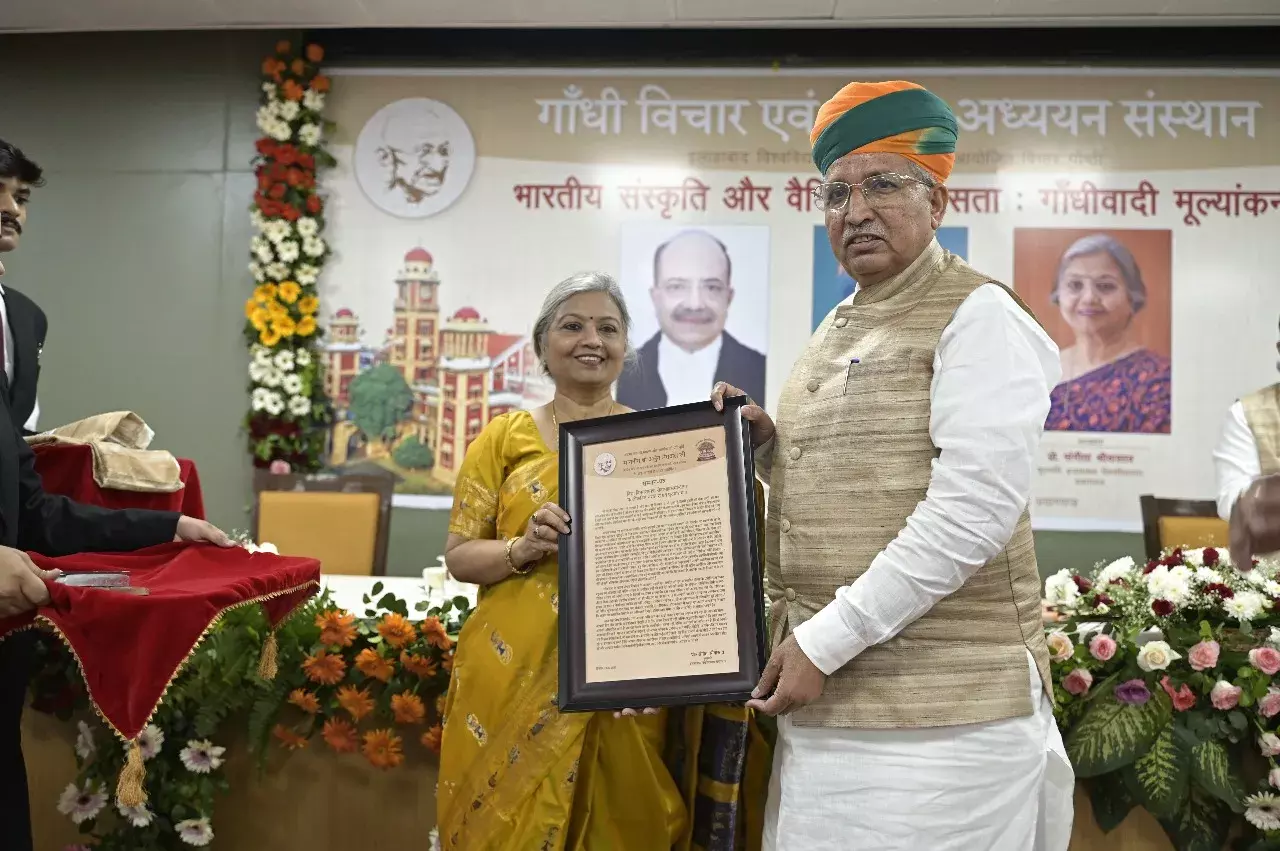 भारतीय संस्कृति और वैश्विक समरसता: गाँधीवादी मूल्यांकन विषय पर विचार गोष्ठी अयोजित की गई