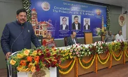 इलाहाबाद विश्वविद्यालय में ‘‘कांस्टीट्यूशन एंड कांस्टीट्यूशनलिज्म : द फिलोस्फी ऑफ डॉ. बी. आर. अम्बेडकर’’ विषय पर सेमिनार