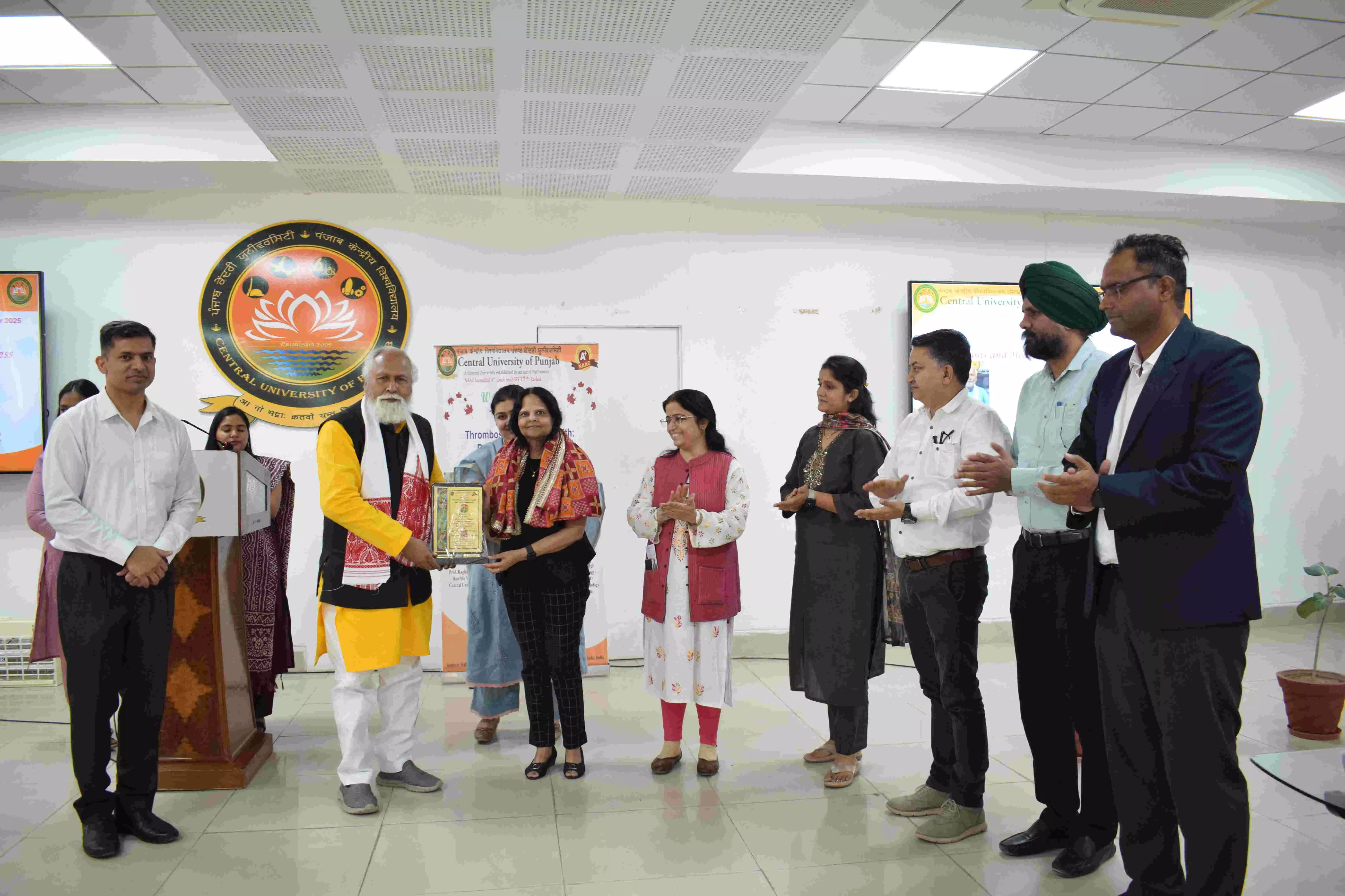 World Thrombosis Day Seminar Organized at Central University of Punjab World Thrombosis Day Seminar Organized at Central University of Punjab