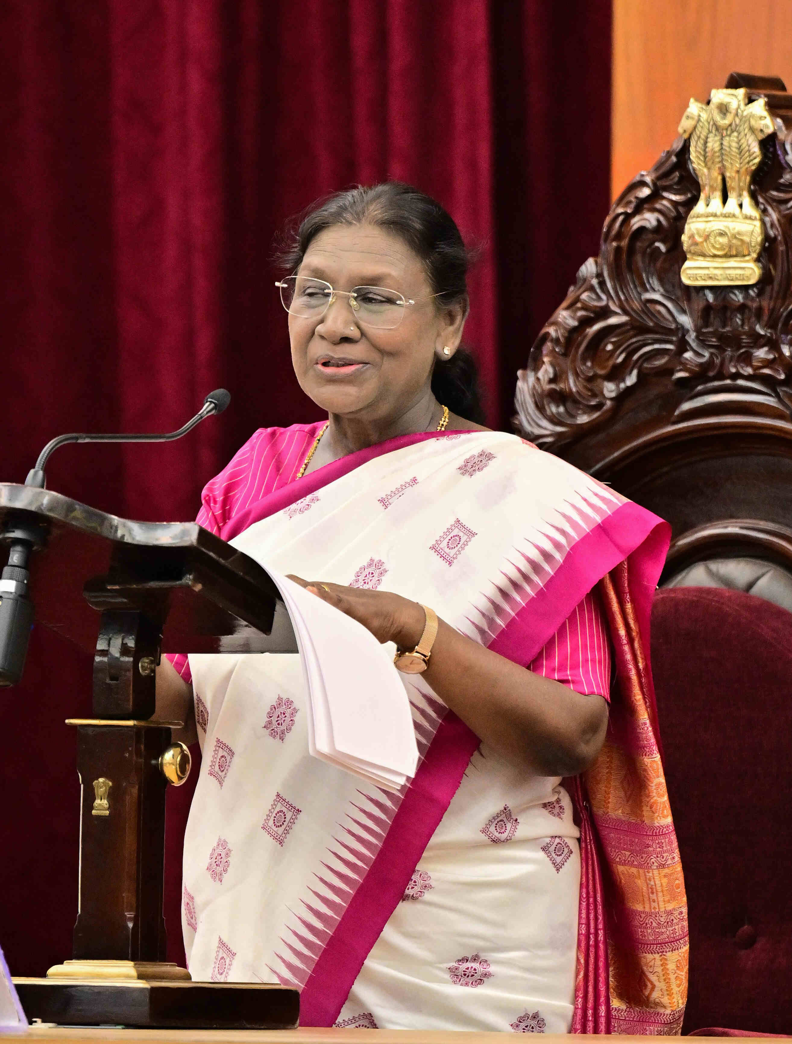 PRESIDENT OF INDIA ADDRESSES THE MEMBERS OF THE ODISHA LEGISLATIVE ASSEMBLY