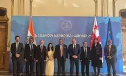 :рднрд╛рд░рдд-рдЬреЙрд░реНрдЬрд┐рдпрд╛ рд╡рд┐рджреЗрд╢ рдХрд╛рд░реНрдпрд╛рд▓рдп рд╡рд╛рд░реНрддрд╛ рдХрд╛ рдЖрдард╡рд╛рдВ рджреМрд░ рдЖрдпреЛрдЬрд┐рдд :рднрд╛рд░рдд-рдЬреЙрд░реНрдЬрд┐рдпрд╛ рд╡рд┐рджреЗрд╢ рдХрд╛рд░реНрдпрд╛рд▓рдп рд╡рд╛рд░реНрддрд╛ рдХрд╛ рдЖрдард╡рд╛рдВ рджреМрд░ рдЖрдпреЛрдЬрд┐рдд