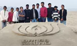 महाराजा सुहेल देव विश्वविद्यालय के ललित कला एवं प्रदर्शन कला संकाय की सैंड आर्ट प्रतियोगिता में सक्रिय सहभागिता