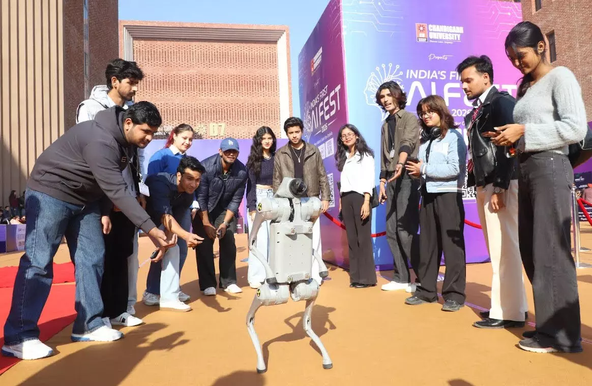 चंडीगढ़ यूनिवर्सिटी ने लॉन्च किया भारत का पहला एआई फेस्ट – 2026; रजिस्ट्रेशन पोर्टल किया लॉन्च चंडीगढ़ यूनिवर्सिटी ने लॉन्च किया भारत का पहला एआई फेस्ट – 2026; रजिस्ट्रेशन पोर्टल किया लॉन्च