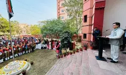 भाषा विवि में मनाया 77 वां गणतंत्र दिवस