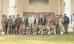 सुहेलदेव वि. वि. में गणतंत्र दिवस के अवसर पर कुलपति ने किया ध्वजारोहण, सुहेलदेव वि. वि. में गणतंत्र दिवस के अवसर पर कुलपति ने किया ध्वजारोहण,