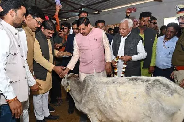 मुख्यमंत्री डॉ. यादव ने ग्राम पंचायत मढ़ी महिदपुर में ग्राम सभा में हुए शामिल