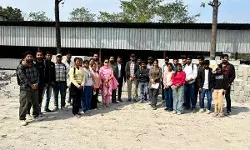 भाषा विवि के सिविल इंजीनियरिंग छात्रों का औद्योगिक भ्रमण संपन्न