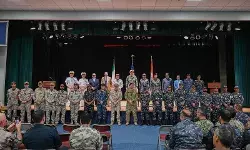 भारतीय नौसेना ने संयुक्त समुद्री बल के संयुक्त कार्य बल-154 की कमान संभाली