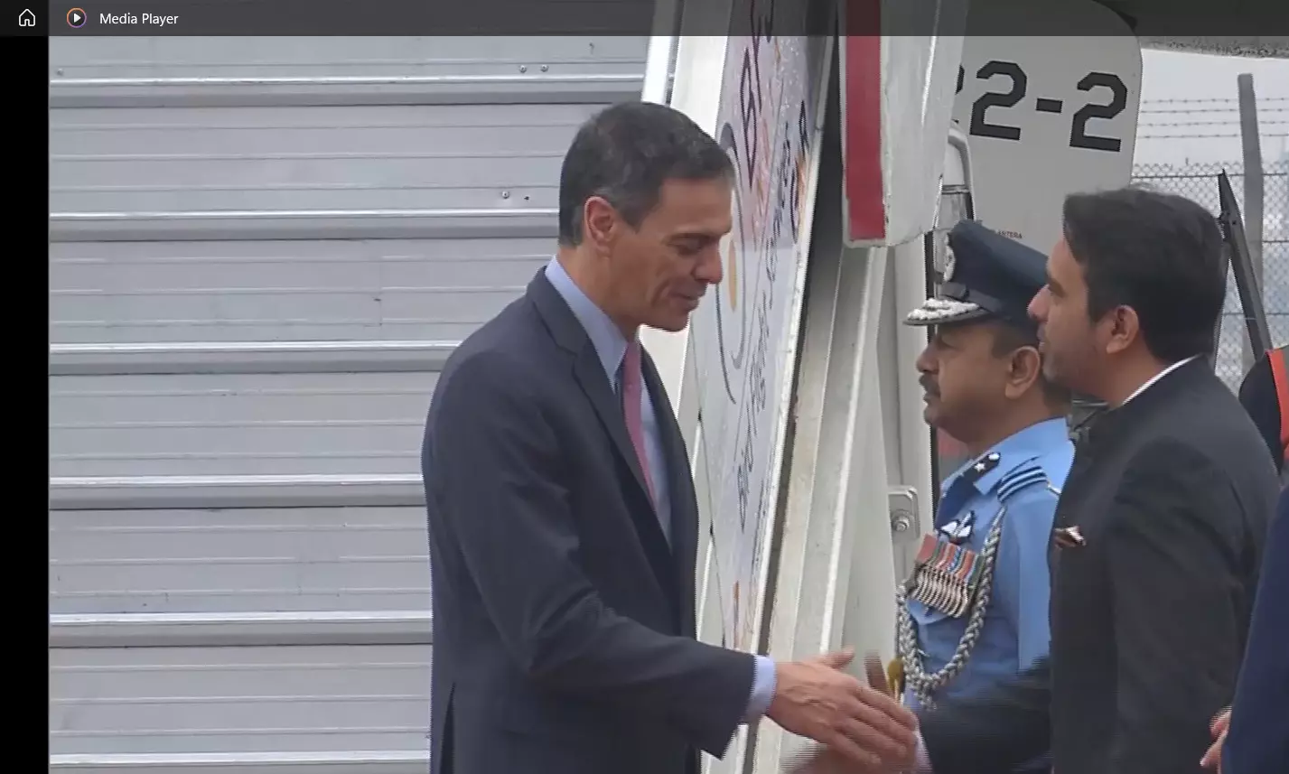 स्पेन के राष्ट्रपति AI समिट में शामिल होने के लिए पहुंचे भारत स्पेन के राष्ट्रपति AI समिट में शामिल होने के लिए पहुंचे भारत