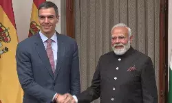 स्पेन के राष्ट्रपति पेड्रो सांचेज ने पीएम मोदी से की मुलाक़ात स्पेन के राष्ट्रपति पेड्रो सांचेज ने पीएम मोदी से की मुलाक़ात