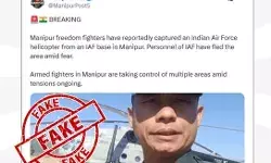 मणिपुर में सेना का हेलीकॉप्टर कब्जा करने का दावा फर्जी: PIB Fact Check