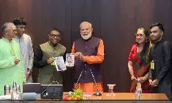 चेन्नई: पीएम मोदी ने संगीतकार थिरु रमेश विनायकम से मुलाकात की